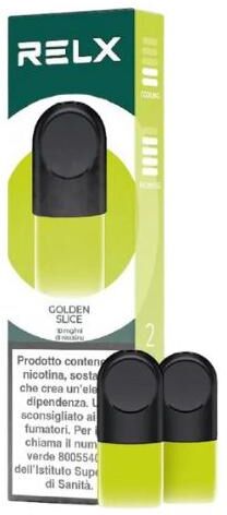 Relx Golden Slice Pod Pro Cartucce Precaricate 1,8ml - 2 Pezzi