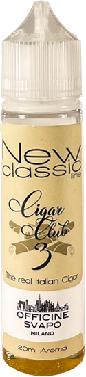 Officine Svapo Cigar Club 3 New Classic Liquido Shot 20ml Tabacco Kentucky