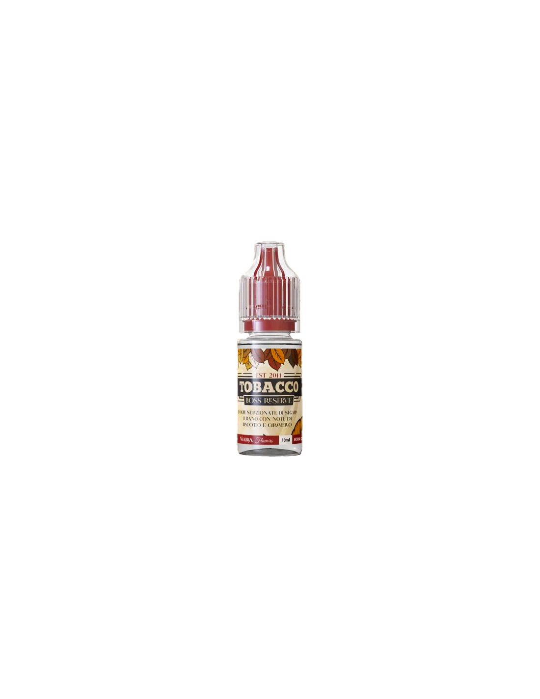 Valkiria Tobacco Boss Reserve Aroma Mini Shot 10ml Tabacco Sigaro Caramello Biscotto