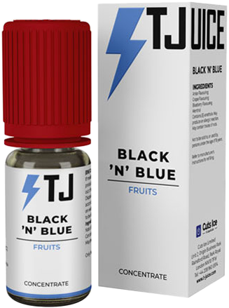 T-Juice Fine Stock - Black N Blue Aroma Concentrato 10ml Liquirizia Mora Uva Anice Menta