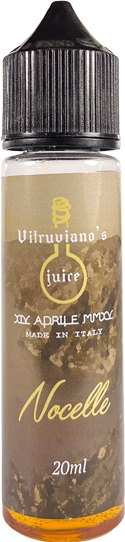 Vitruviano's Juice Nocelle Liquido Shot 20ml Vaniglia Nocciole