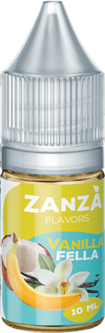 Zanzà Vanilla Fella Vaplo Aroma Concentrato 10ml Banana Vaniglia Cocco