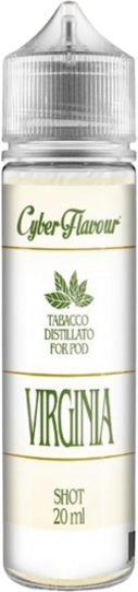 Cyber Flavour Virginia Tabacco Distillato For Pod Liquido Shot 20ml