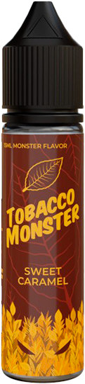 Monster Cable Fine Stock - Sweet Caramel Tobacco Monster Liquido Shot 15ml Tabacco Nocciola Caramello