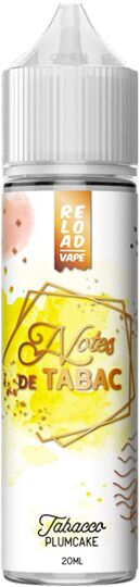 Reload Vape Tabacco Plumcake Notes De Tabac Liquido Shot 20ml