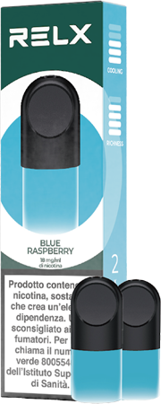 Relx Blue Raspberry Pod Pro Cartucce Precaricate 1,8ml - 2 Pezzi