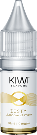 Kiwi Vapor Zesty Kiwi Flavors Liquido Pronto 10ml Plumcake Torta Limone