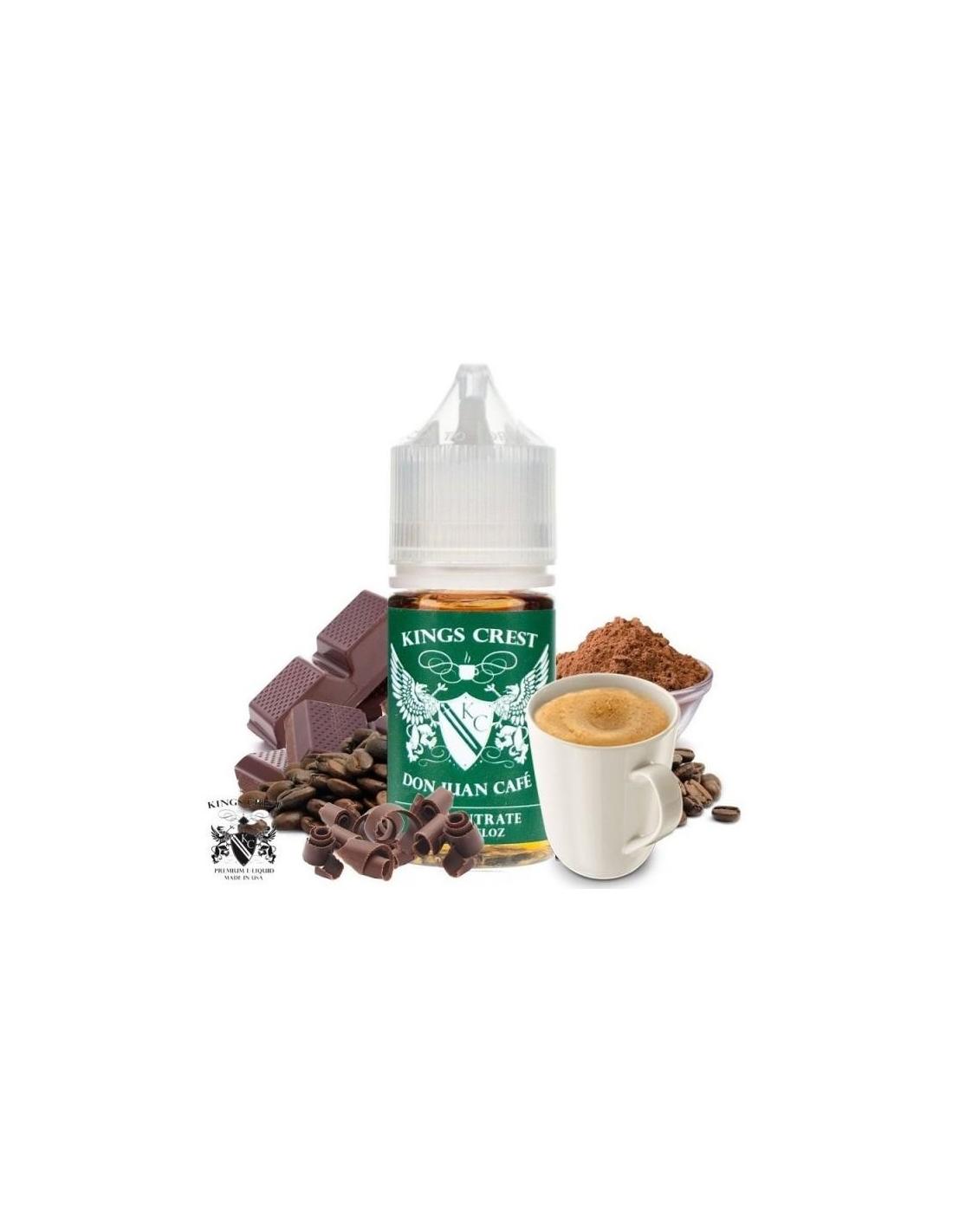Kings Crest Don Juan Cafè Aroma Concentrato Liquido Da 30 Ml Caffè E Cioccolato