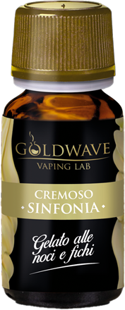 Goldwave Sinfonia Aroma Concentrato 10ml Gelato Noci Fico