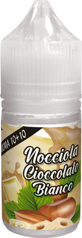 01 Vape Nocciola Cioccolato Bianco Aroma Mini Shot 10ml