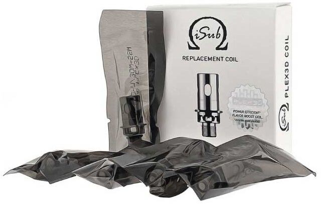 Innokin Isub Plex 3d Head Coil Resistenze Per Isub Tank - 5 Pezzi Innokin Isub Plex 3d Head Coil Resistenze Per Isub Tank - 5 Pezzi