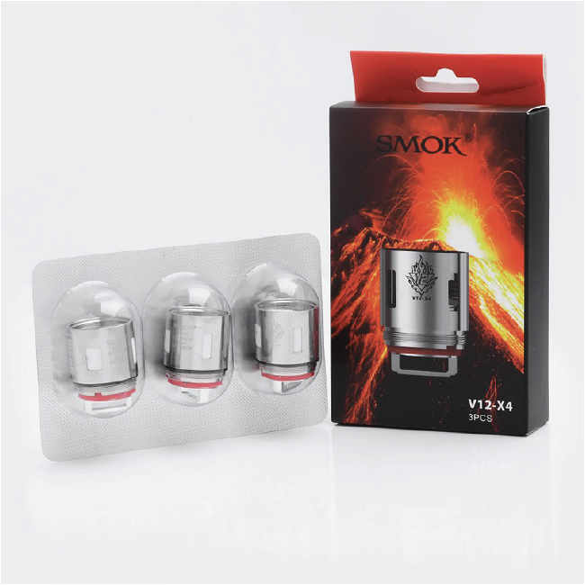 Smok V12-X4 Resistenza Head Coil Per Atomizzatore Tfv12 Cloud Beast King - 3 Pezzi Smok V12-X4 Resistenza Head Coil Per Atomizzatore Tfv12 Cloud Beast King - 3 Pezzi