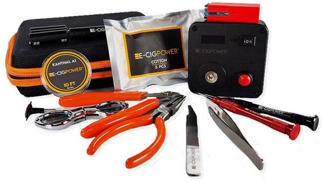 e-cig power tool kit master strumenti per rigenerare