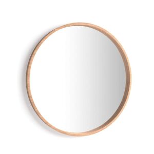 Mobili Fiver Specchio rotondo Olivia, diametro 82, Rovere Rustico