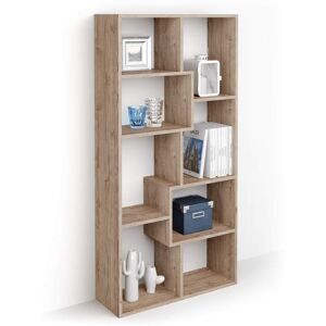 Mobili Fiver Libreria bassa XS Iacopo (160,8 x 80 cm), Quercia