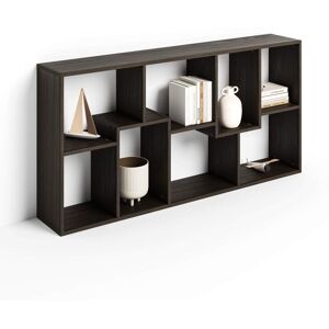 Mobili Fiver Libreria bassa XS Iacopo (160,8 x 80 cm), Noce Scuro