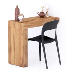 Mobili Fiver Tavolo da pranzo Evolution 90x40, Rovere Rustico con Una Gamba