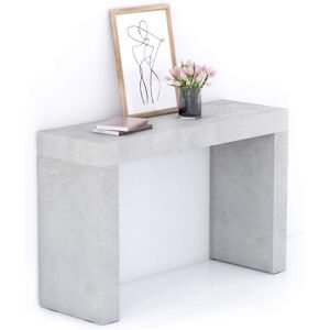 Mobili Fiver Consolle Ingresso Evolution 120x40, Grigio Cemento