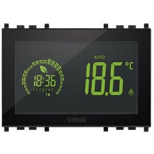 Vimar Cronotermostato Touch 3m 120-230v Nero