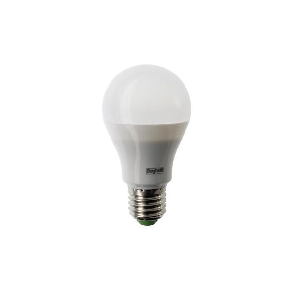 beghelli lampada a goccia saving led e27 10w=60w 15.000h 3000k