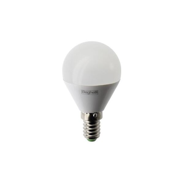 beghelli lampada a sfera saving led e14 3,5w luce calda