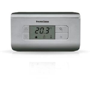 Fantini Cosmi Termostato Ambiente A Batterie, 3 Temperature, Argento