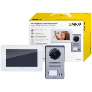 Vimar - K40910 Kit Videocitofono - Monitor a colori da 7'', Telecamera grandangolare Vimar - K40910 Kit Videocitofono - Monitor a colori da 7'', Telecamera grandangolare