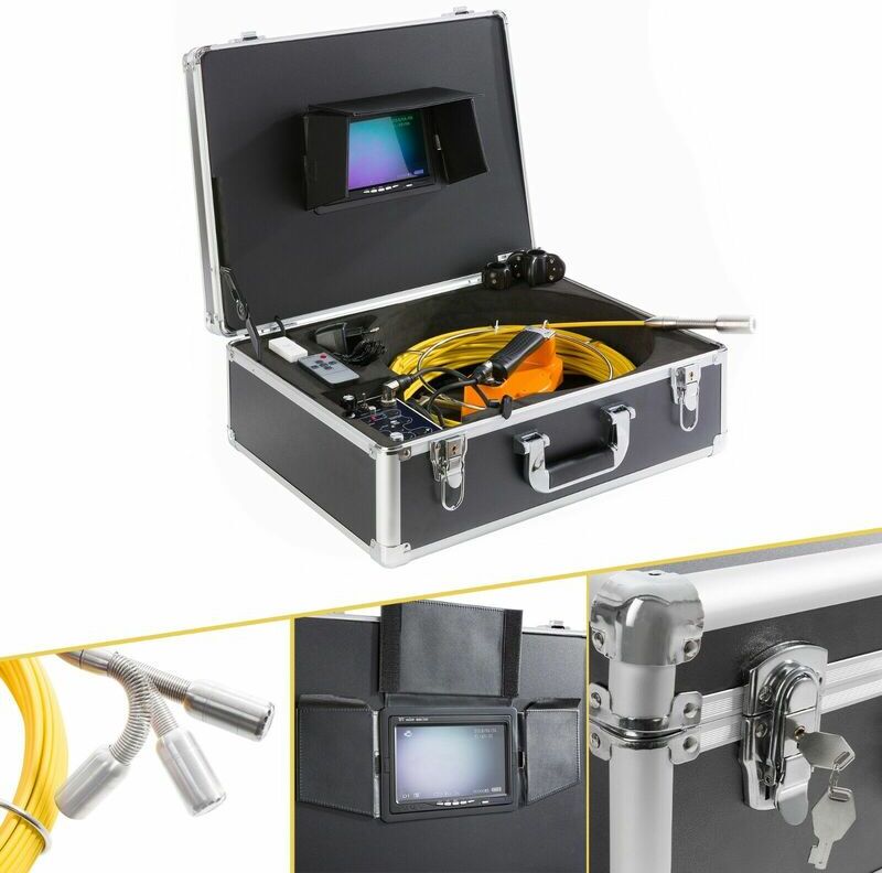 Arebos Telecamera tubolare professionale per ispezione di canali e tubi Arebos Telecamera tubolare professionale per ispezione di canali e tubi