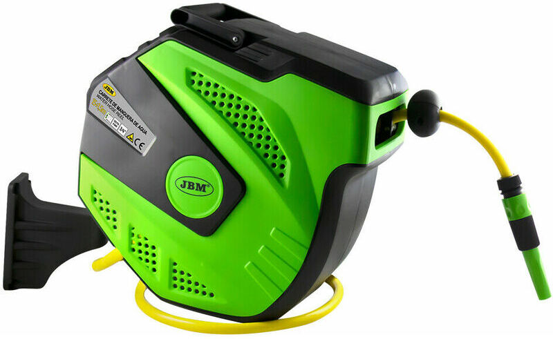 JBM Avvolgitubo Automatico Acqua Giardino Girevole Autoavvolgente con pompa JBM Avvolgitubo Automatico Acqua Giardino Girevole Autoavvolgente con pompa