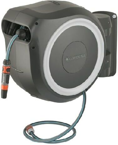 GARDENA Avvolgitubo a parete RollUp M/L (bianco) 25 m - 18622-20 - Gardena GARDENA Avvolgitubo a parete RollUp M/L (bianco) 25 m - 18622-20 - Gardena