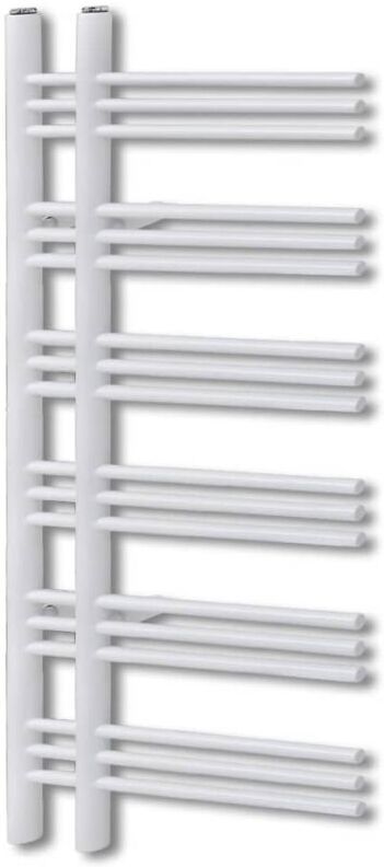 VIDAXL Portasciugamano Radiatore Riscaldamento Centrale Dritto 500x1200 mm VIDAXL Portasciugamano Radiatore Riscaldamento Centrale Dritto 500x1200 mm
