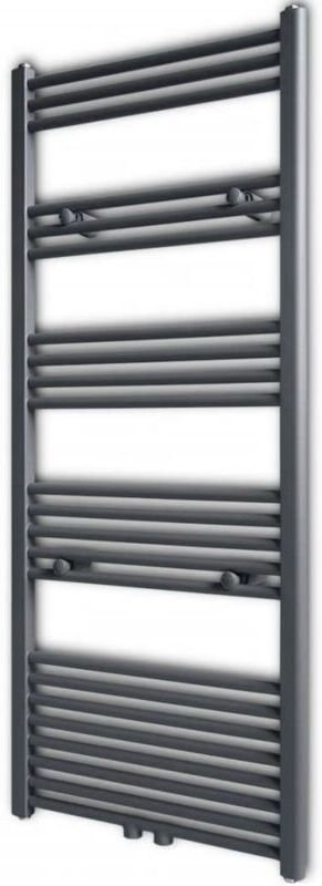 VIDAXL Portasciugamano Radiatore Riscaldamento Centrale Dritto 600x1424 mm VIDAXL Portasciugamano Radiatore Riscaldamento Centrale Dritto 600x1424 mm