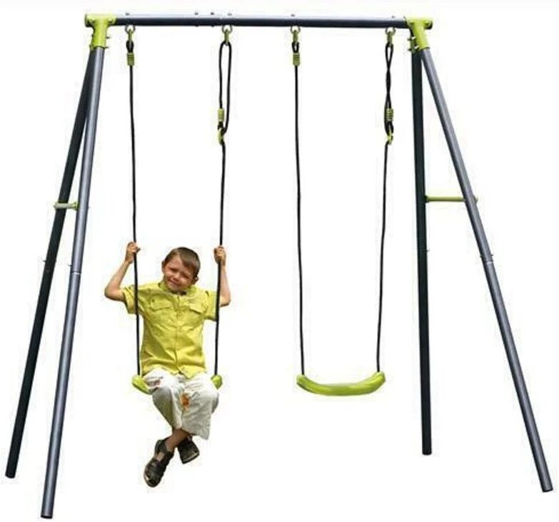 FRASCHETTI Altalena doppia 2 posti in acciaio per bambini 3 - 10 anni - Fraschetti FRASCHETTI Altalena doppia 2 posti in acciaio per bambini 3 - 10 anni - Fraschetti