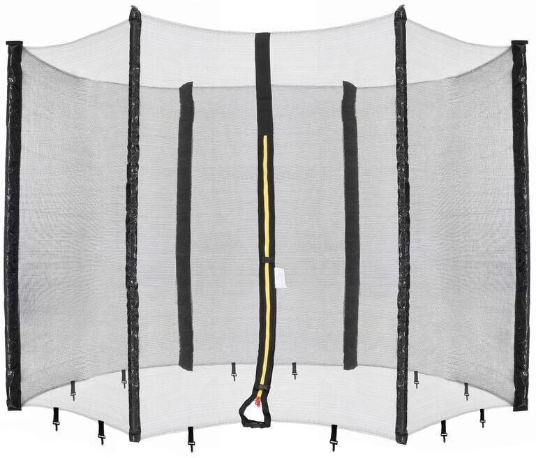 AREBOS Rete di protezione per tappeto elastico 490 cm - 6 pali - Arebos AREBOS Rete di protezione per tappeto elastico 490 cm - 6 pali - Arebos