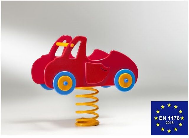 ITALFROM© Auto a Molla in Polietilene per Parco Giochi per Bambini Con Molla Filo ITALFROM© Auto a Molla in Polietilene per Parco Giochi per Bambini Con Molla Filo