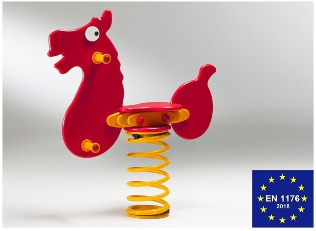 ITALFROM© Cavallo a Molla in Polietilene per Parco Giochi per Bambini Con Molla ITALFROM© Cavallo a Molla in Polietilene per Parco Giochi per Bambini Con Molla