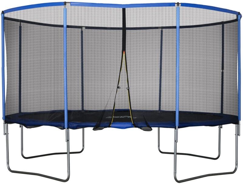 HOMCOM Tappeto Elastico per Bambini e Adulti con Rete e Bordo Imbottito, HOMCOM Tappeto Elastico per Bambini e Adulti con Rete e Bordo Imbottito,