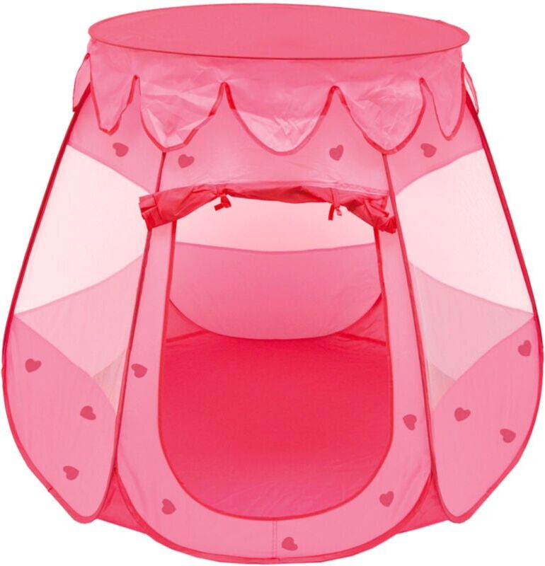LITTLETOM Tenda giocattolo bambina 120x120x90cm piscina di palline pop-up Rosa LITTLETOM Tenda giocattolo bambina 120x120x90cm piscina di palline pop-up Rosa