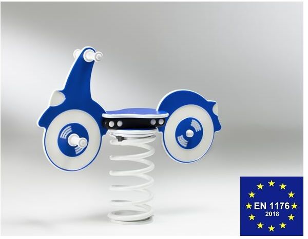 ITALFROM© Moto a Molla in Polietilene per Parco Giochi per Bambini Con Molla Filo ITALFROM© Moto a Molla in Polietilene per Parco Giochi per Bambini Con Molla Filo