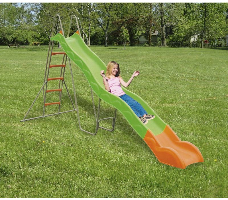 Trigano - SCIVOLO PAPAYA IN PLASTICA CON ONDA CENTRALE cm 380 Trigano - SCIVOLO PAPAYA IN PLASTICA CON ONDA CENTRALE cm 380