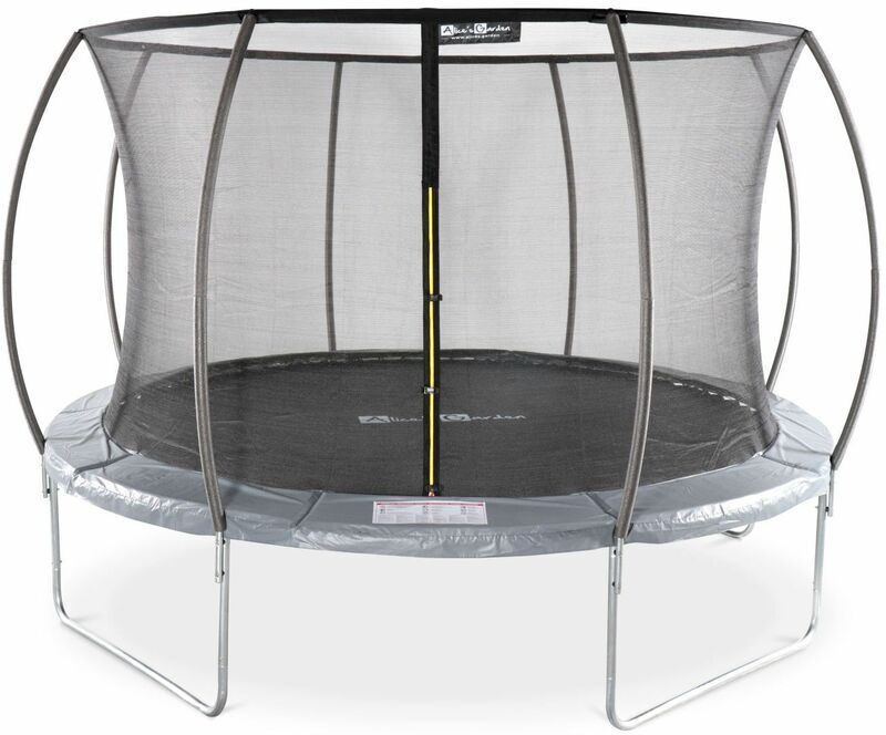 ALICE'S GARDEN Tappeto rotondo Ø 370cm grigio con rete di protezione interna - Saturne ALICE'S GARDEN Tappeto rotondo Ø 370cm grigio con rete di protezione interna - Saturne