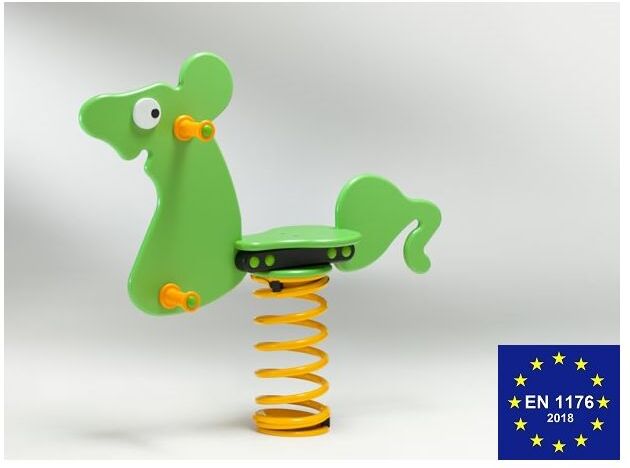 ITALFROM© Topo a Molla in Polietilene per Parco Giochi per Bambini Standard ITALFROM© Topo a Molla in Polietilene per Parco Giochi per Bambini Standard