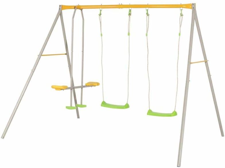 TRIGANO Set di Altalene BRIOSO 260x190x190 cm in Acciaio J-10456P6 TRIGANO Set di Altalene BRIOSO 260x190x190 cm in Acciaio J-10456P6