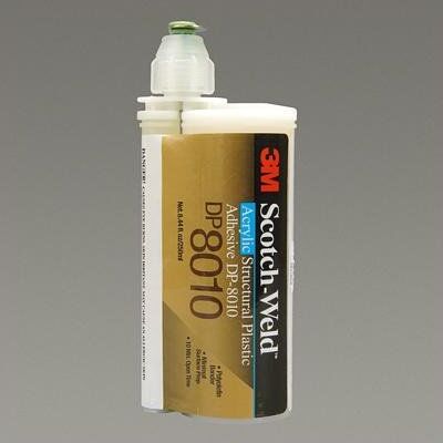 3M Adesivo acrilico bicomponente 3M DP8010 per PE e PP, Teflon - cartuccia 3M Adesivo acrilico bicomponente 3M DP8010 per PE e PP, Teflon - cartuccia