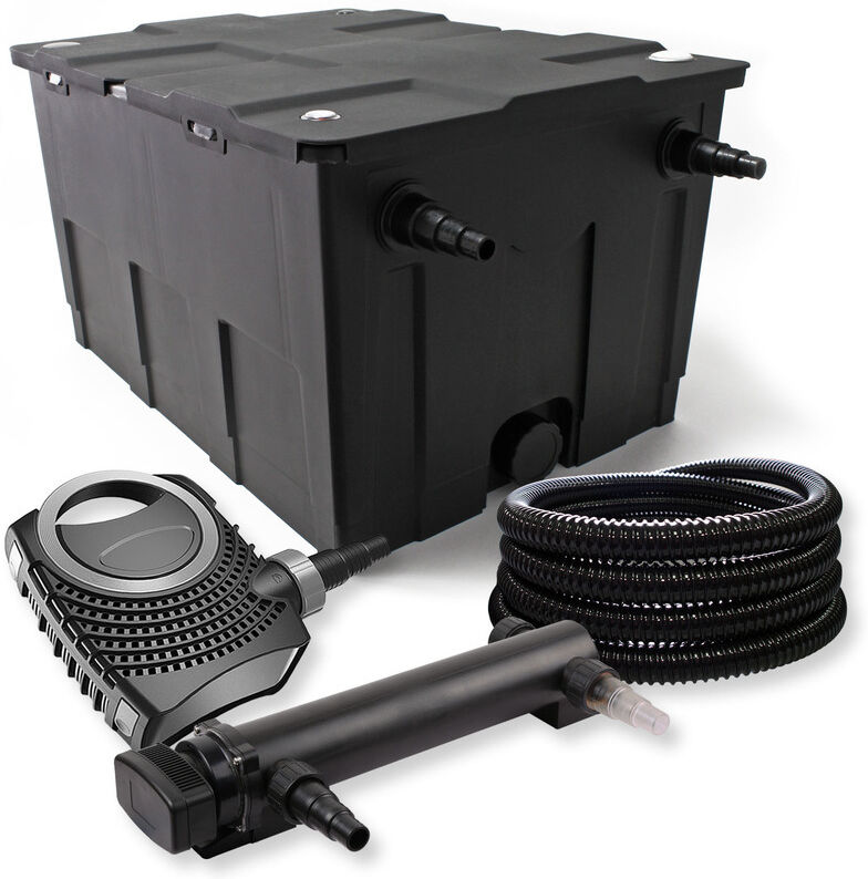 Wiltec - Set filtro a una camera SunSun 60.000 l 24W UVC Depuratore per