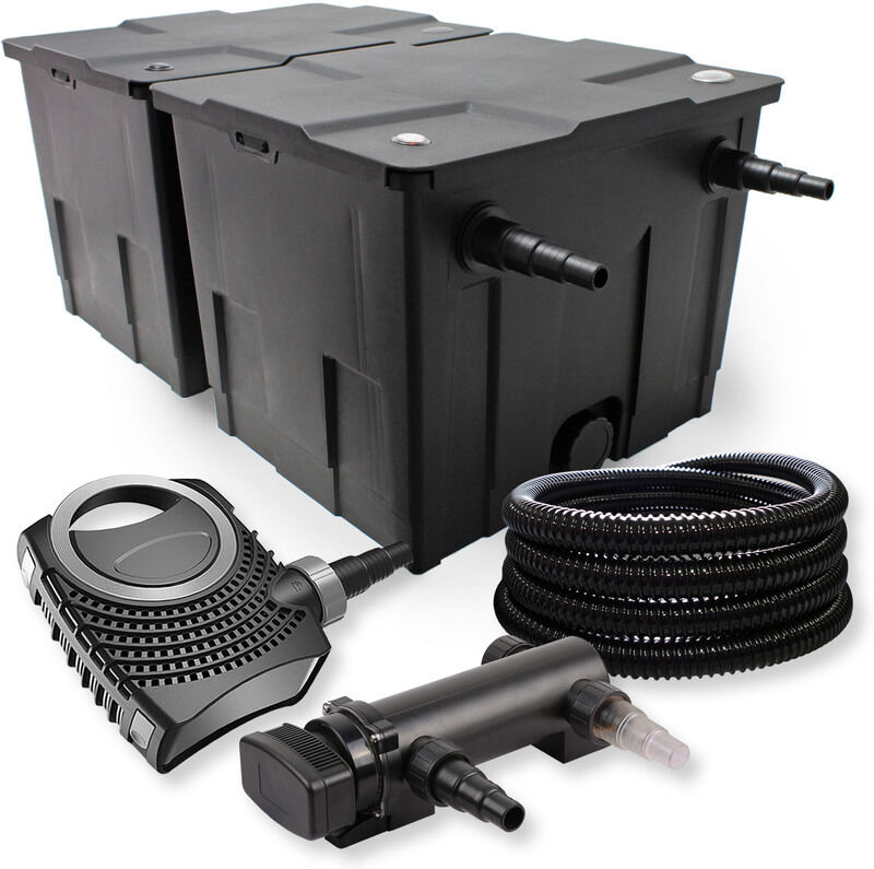 Wiltec - SunSun 2-CameraSet per il filtro 60000l 18W UVC Depuratore per Wiltec - SunSun 2-CameraSet per il filtro 60000l 18W UVC Depuratore per