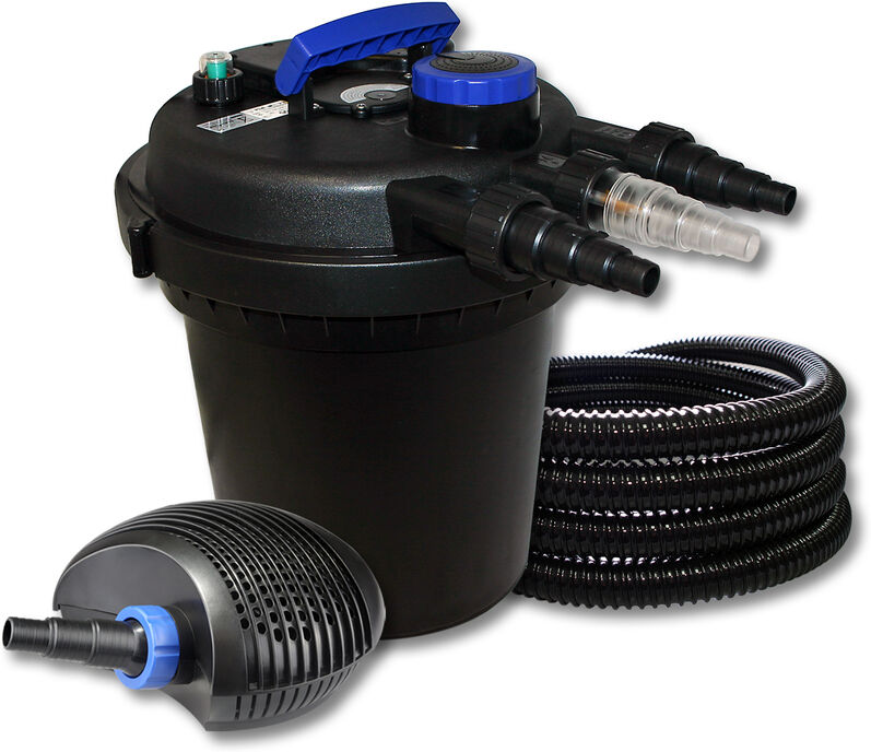 Wiltec - Filtro a pressione per stagni 10000l 11W UVC Depuratore 40W Wiltec - Filtro a pressione per stagni 10000l 11W UVC Depuratore 40W