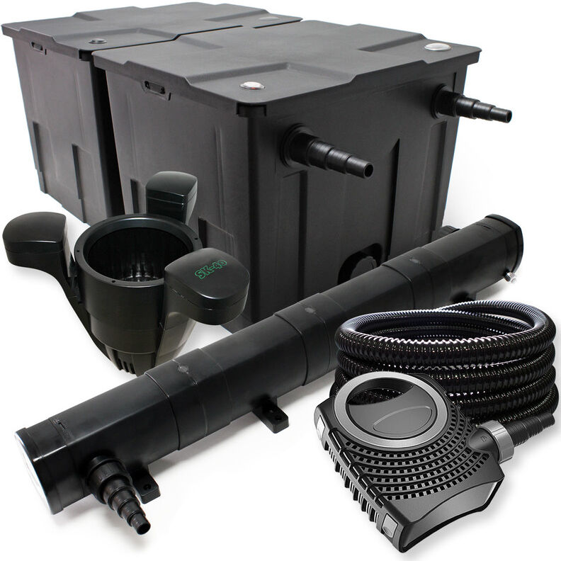 Wiltec - Il set filto bio 60000l 72W UVC Depuratore per stagni Pompa Wiltec - Il set filto bio 60000l 72W UVC Depuratore per stagni Pompa