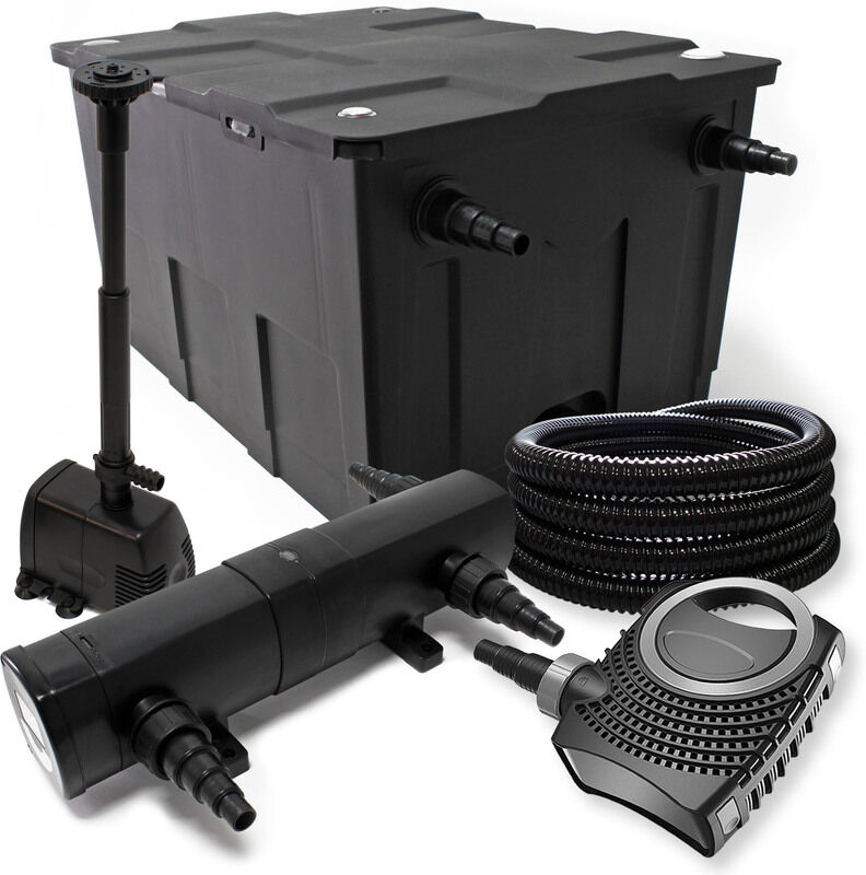 Wiltec - Set filtro bio per stagni 60000l 18W UVC Depuratore per stagni Wiltec - Set filtro bio per stagni 60000l 18W UVC Depuratore per stagni