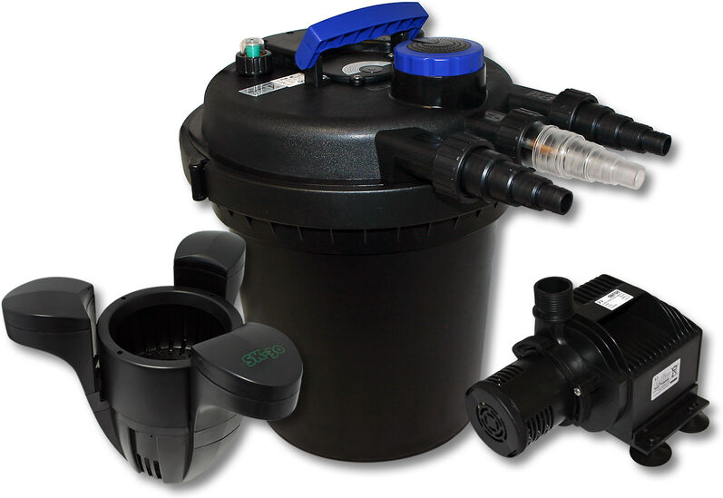 Wiltec - Set filtro bio per stagni 60000l SuperEco 80W Pompa 18W UVC Wiltec - Set filtro bio per stagni 60000l SuperEco 80W Pompa 18W UVC